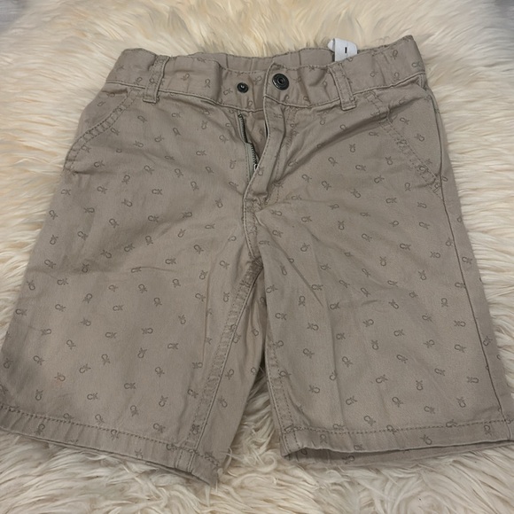 Calvin Klein Tan Khaki Shorts & Carter’s Teal Polo Shirt in Size 4 - Picture 4 of 7